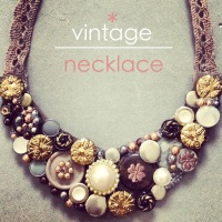 vintage necklace idea
